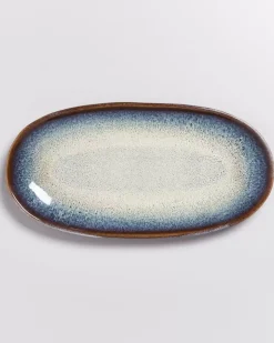 Melides Servierplatte L Forest Brown