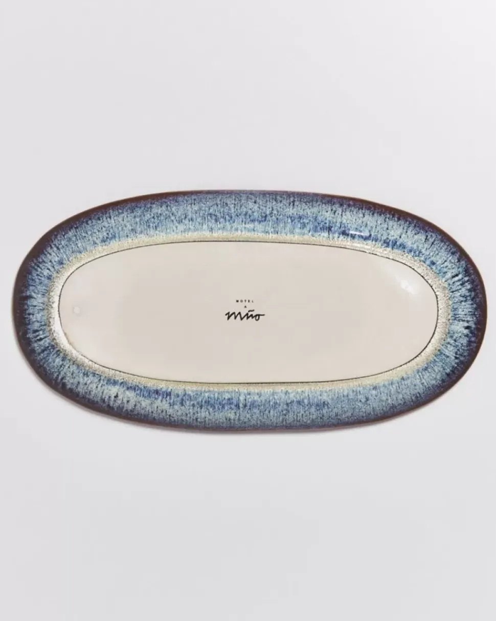 Melides Servierplatte L Forest Brown