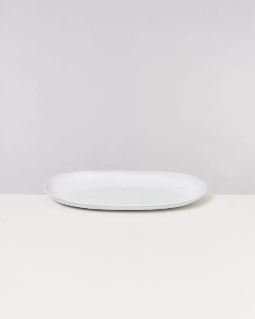 Melides Servierplatte L White