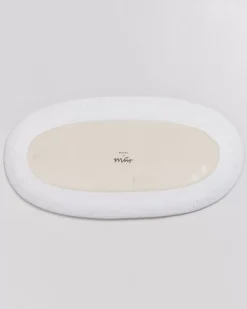 Melides Servierplatte L White