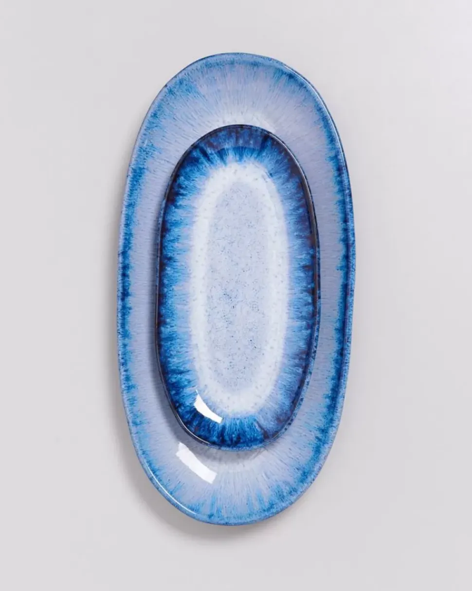 Melides Servierplatte M Whitewater