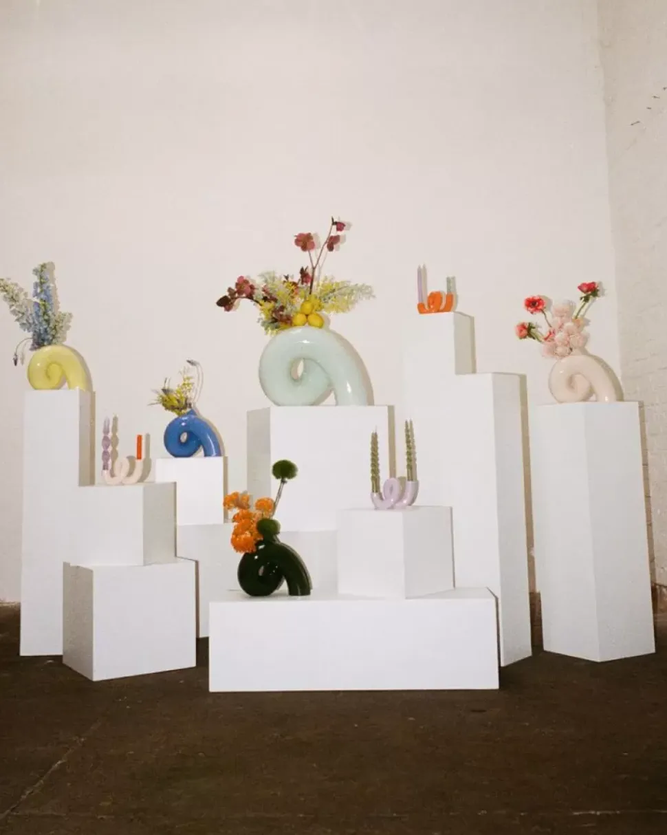 Motel A Miio X Ju Schnee Viparita Vase L Grun