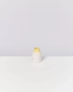 Nuno Vase S Gelb Rosa Gesprenkelt