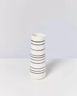 Pinguim Karaffe Schwarz-Weis Gestreift