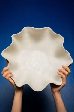 Sintra Shell Servierschale Sand