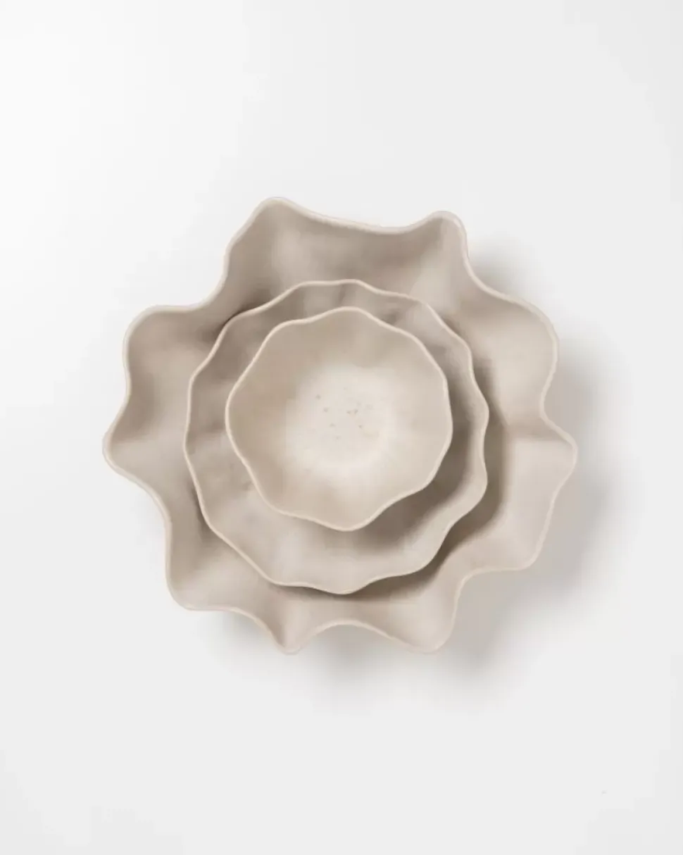 Sintra Shell Servierschale Sand