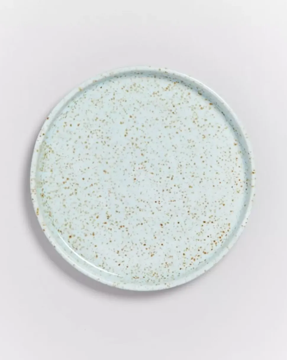 Tavira Teller Klein Mint Dots