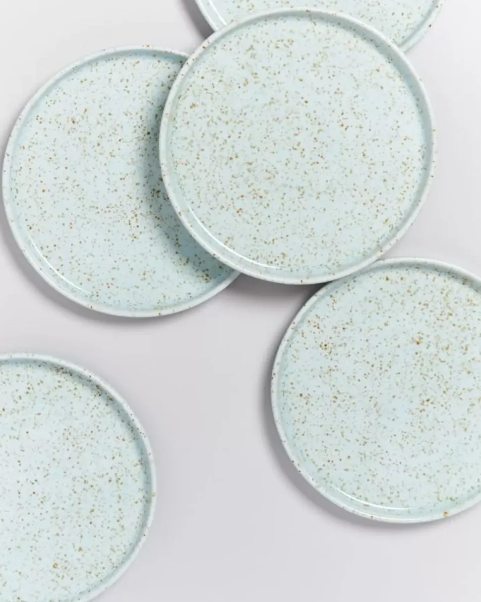 Tavira Teller Klein Mint Dots