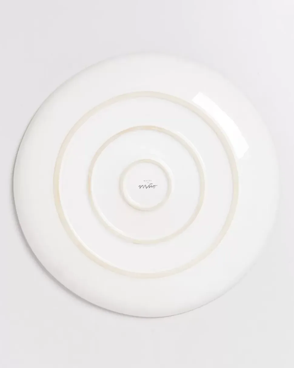 Verao Servierplatte Xl Rund Gelb Grun