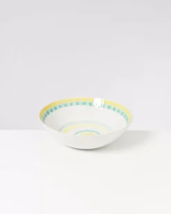 Verao Servierschale Gros Flach Gelb Grun