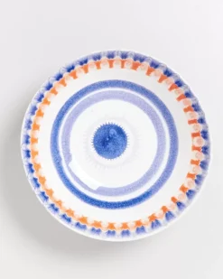 Verao Servierschale Gros Flach Blau Orange