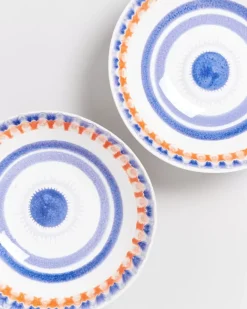 Verao Servierschale Gros Flach Blau Orange