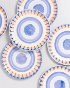 Verao Teller Klein Blau Orange